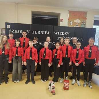 Szkolny Turniej Wiedzy Pożarniczej 