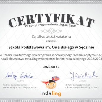 Certyfikat Jakości Kształcenia